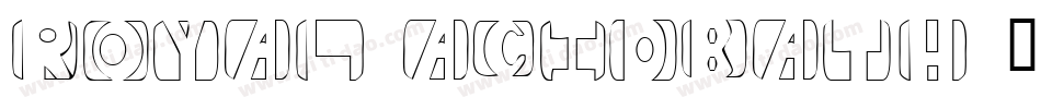 Royal Acidbath字体转换